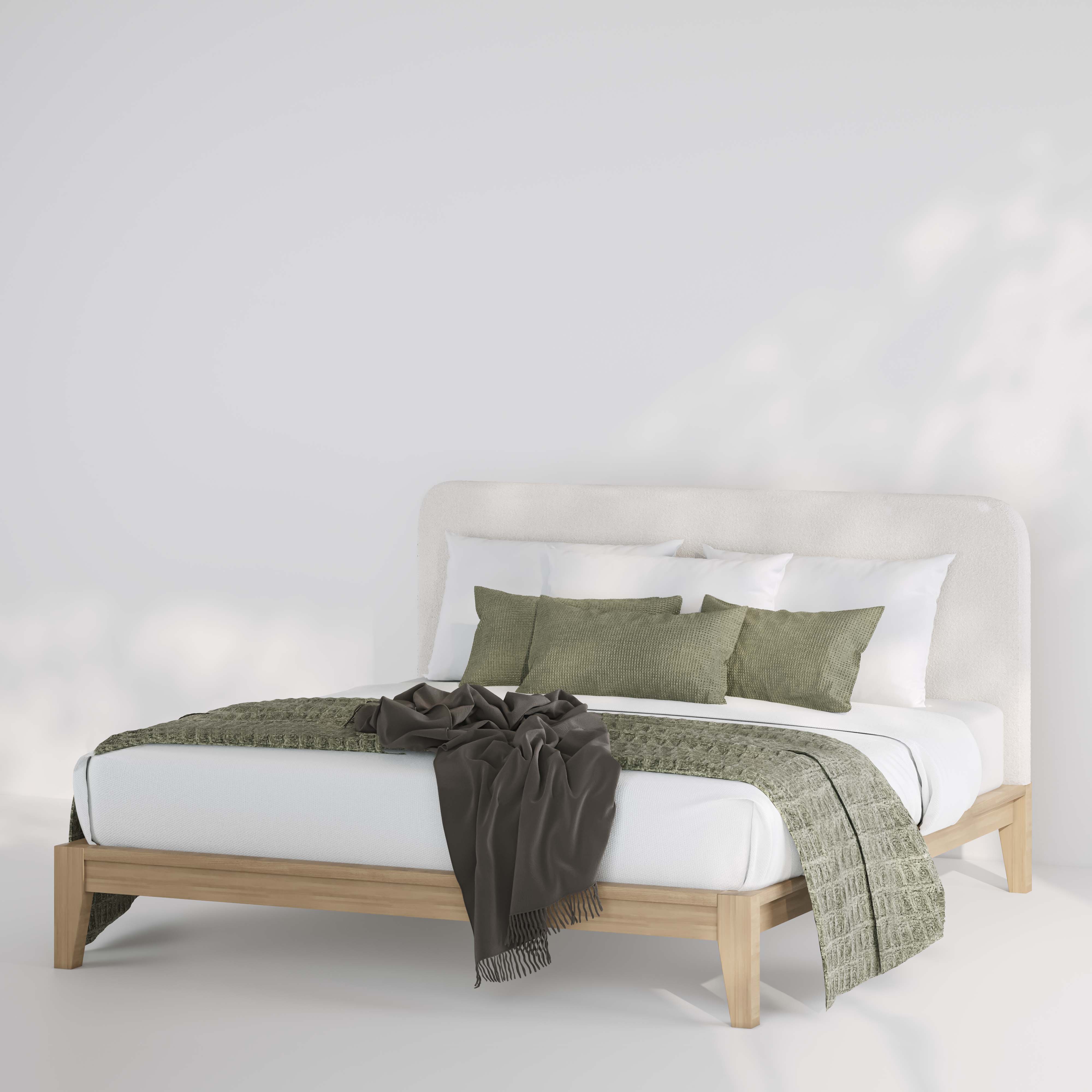 The Biwa Boucle Bed