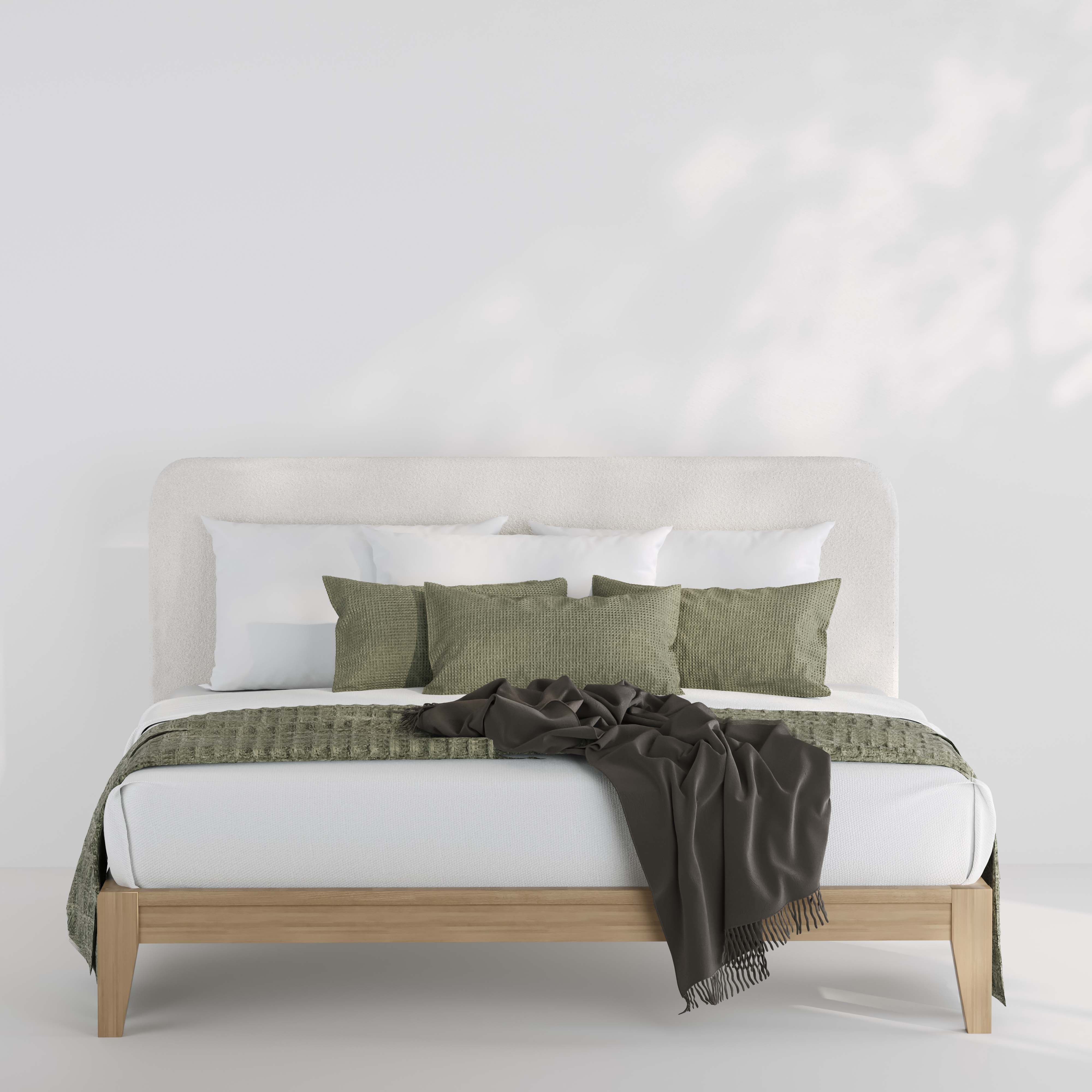 The Biwa Boucle Bed