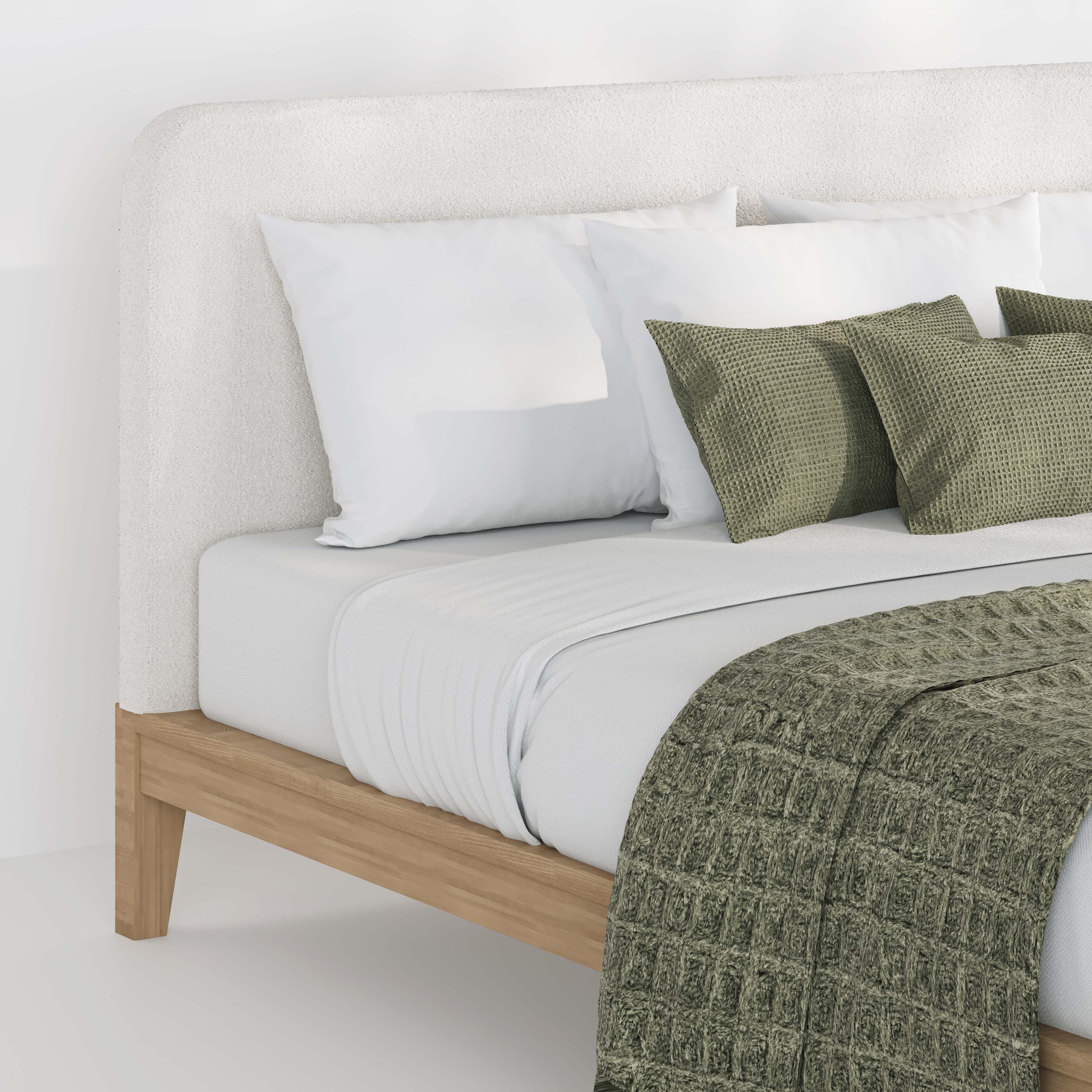 The Biwa Boucle Bed