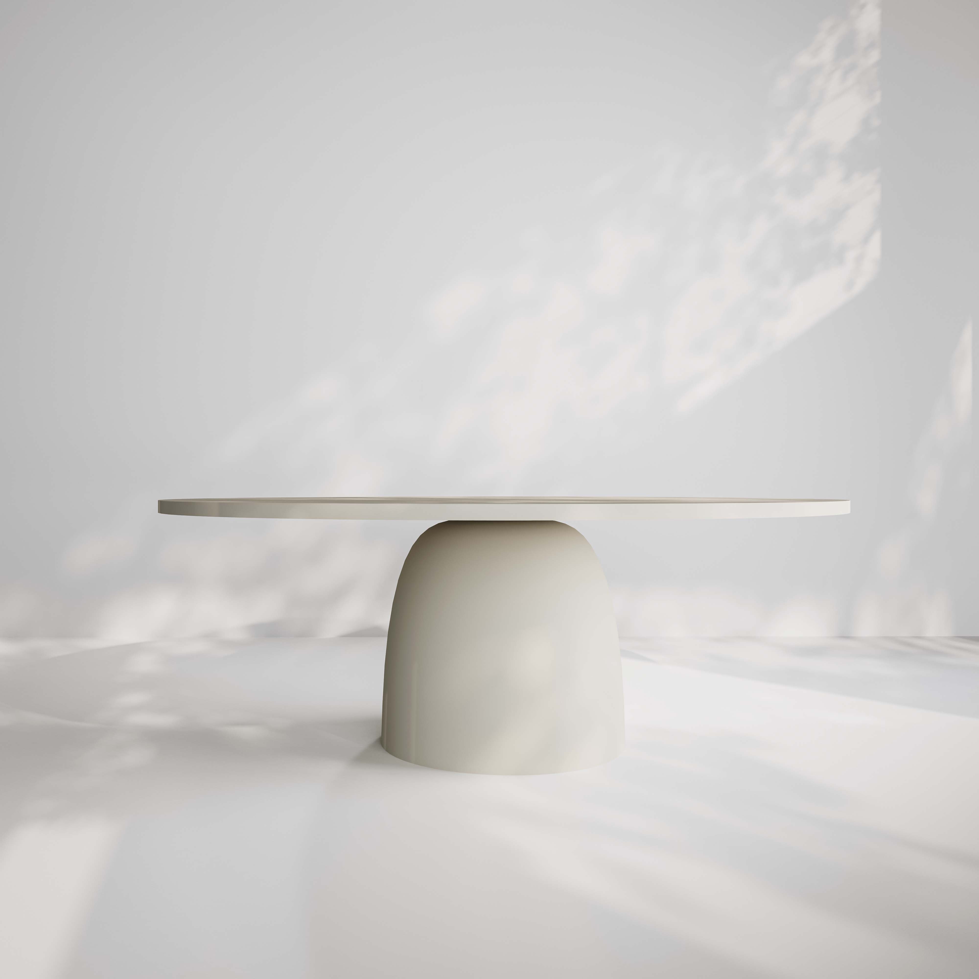 Santorini Grand Micro Concrete Dining Table