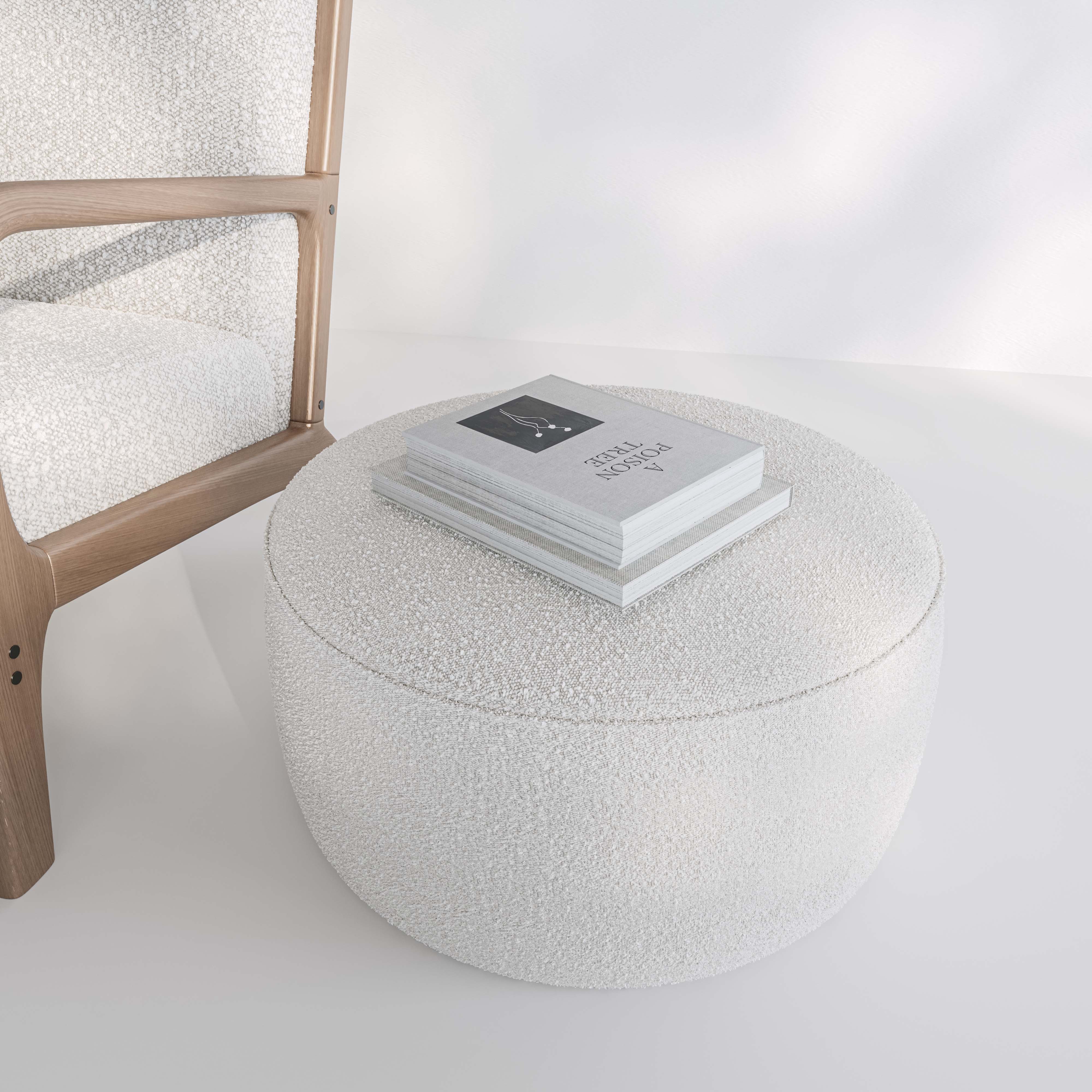 The Capri Round Pouf