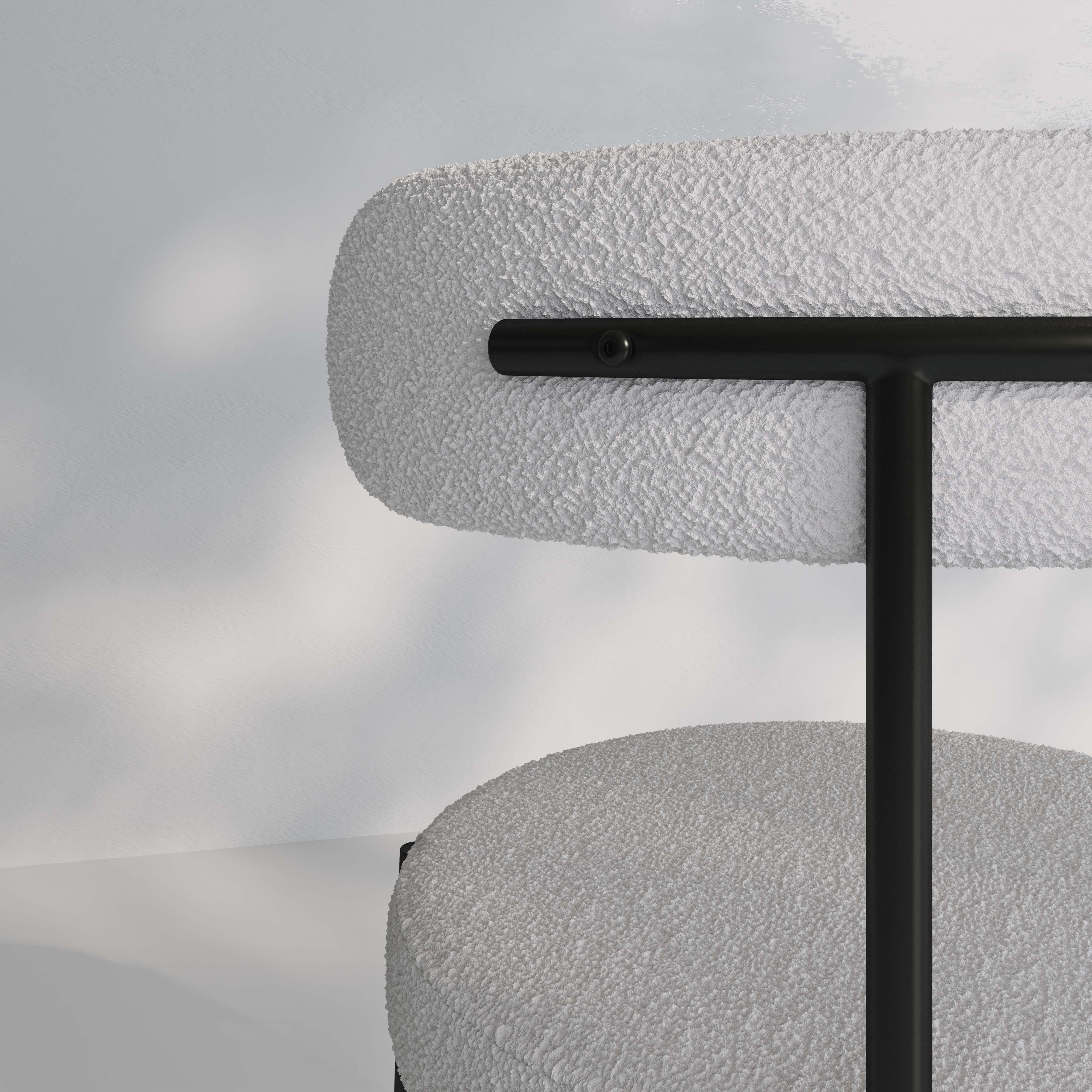 The Monaco Boucle Dining Chair