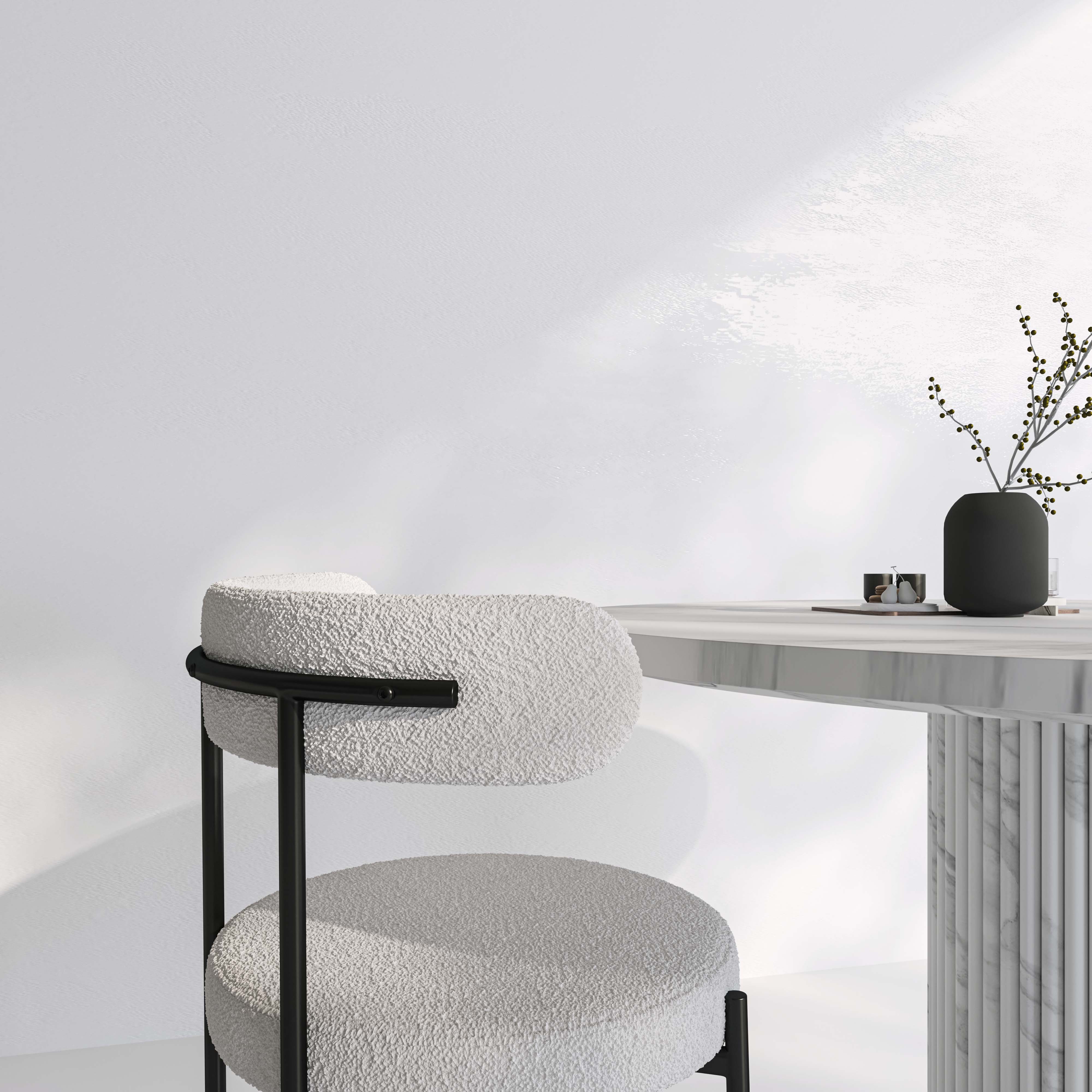 The Portofino Round Marble Dining Table