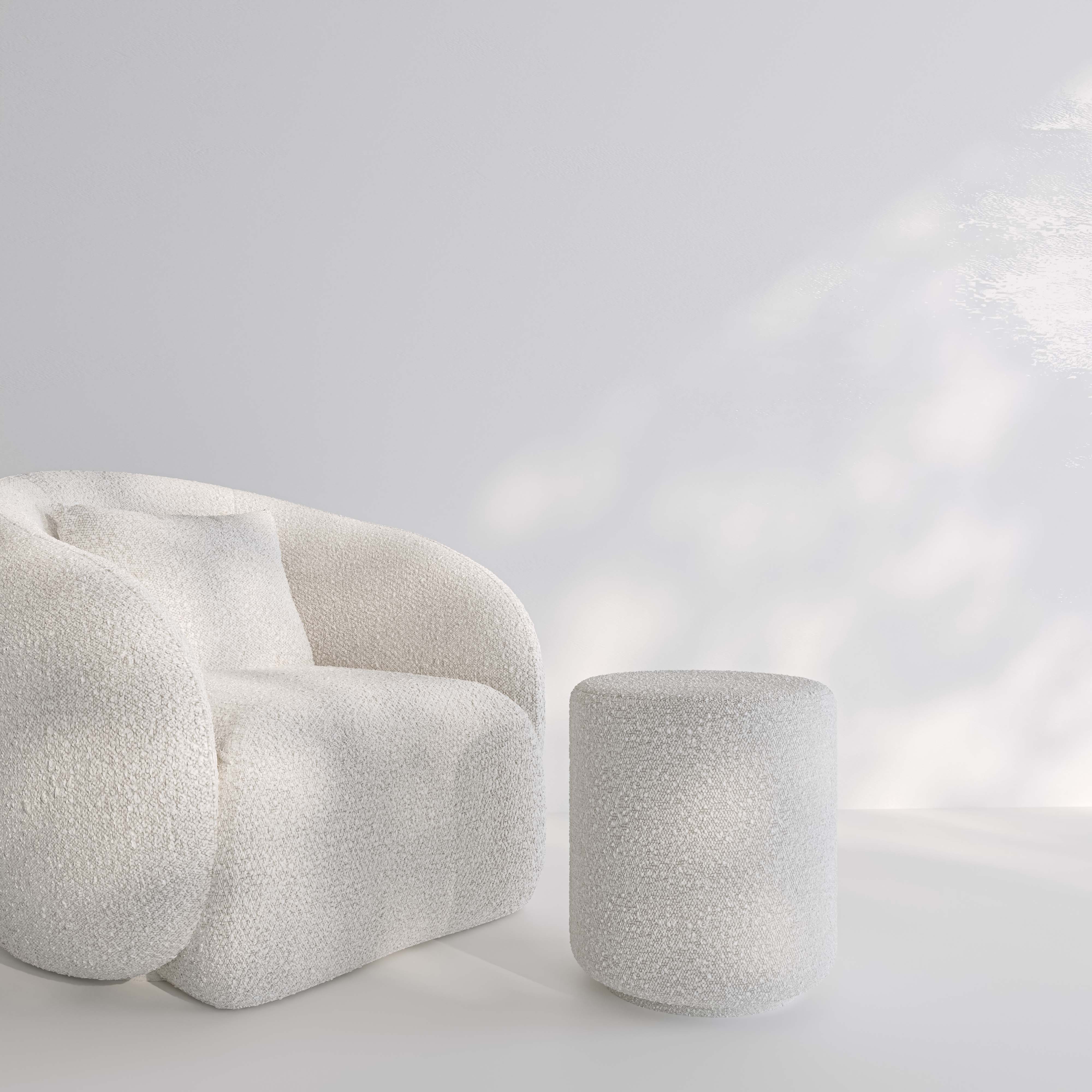 The Tahoe Round Pouf