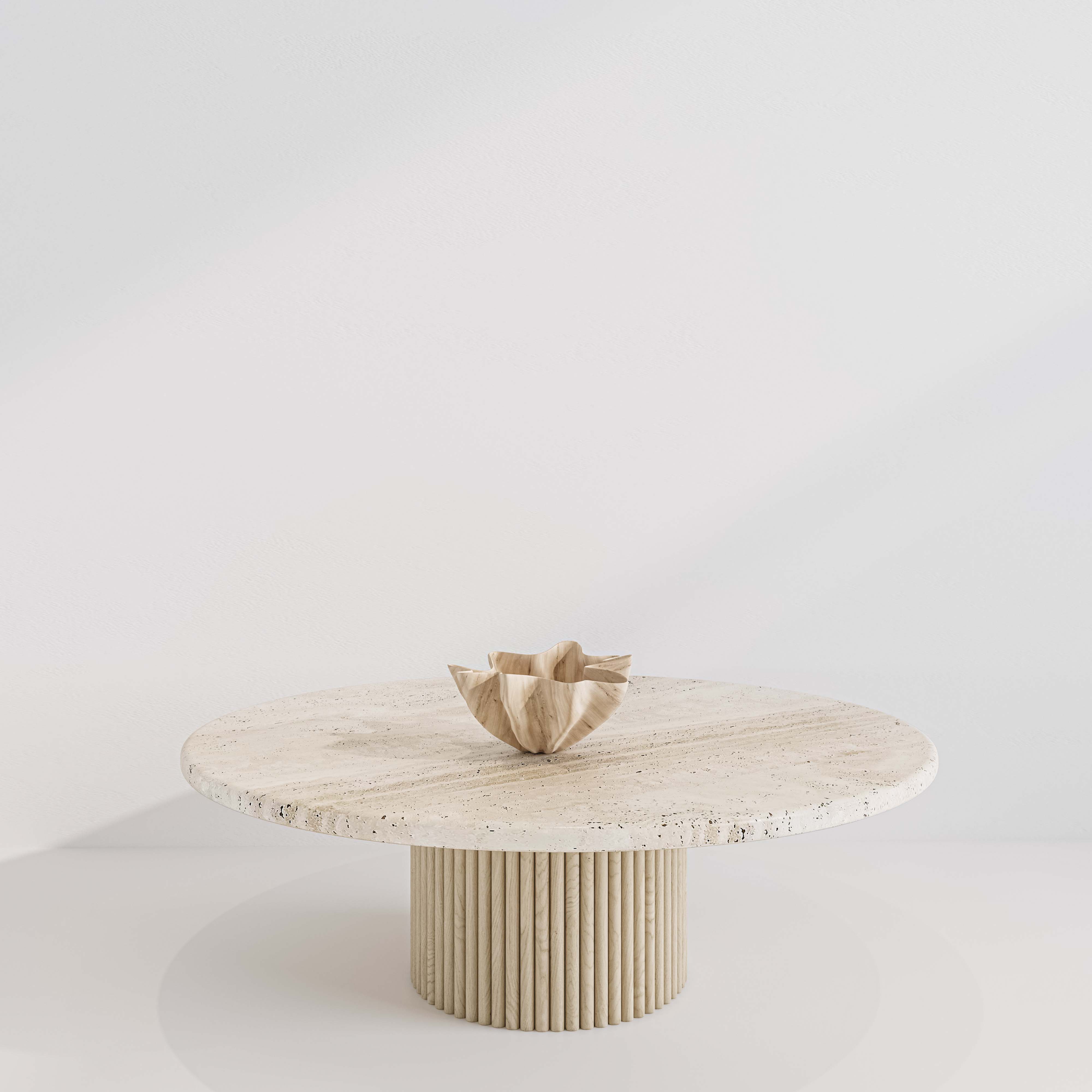 The Verona Travertine Coffee Table