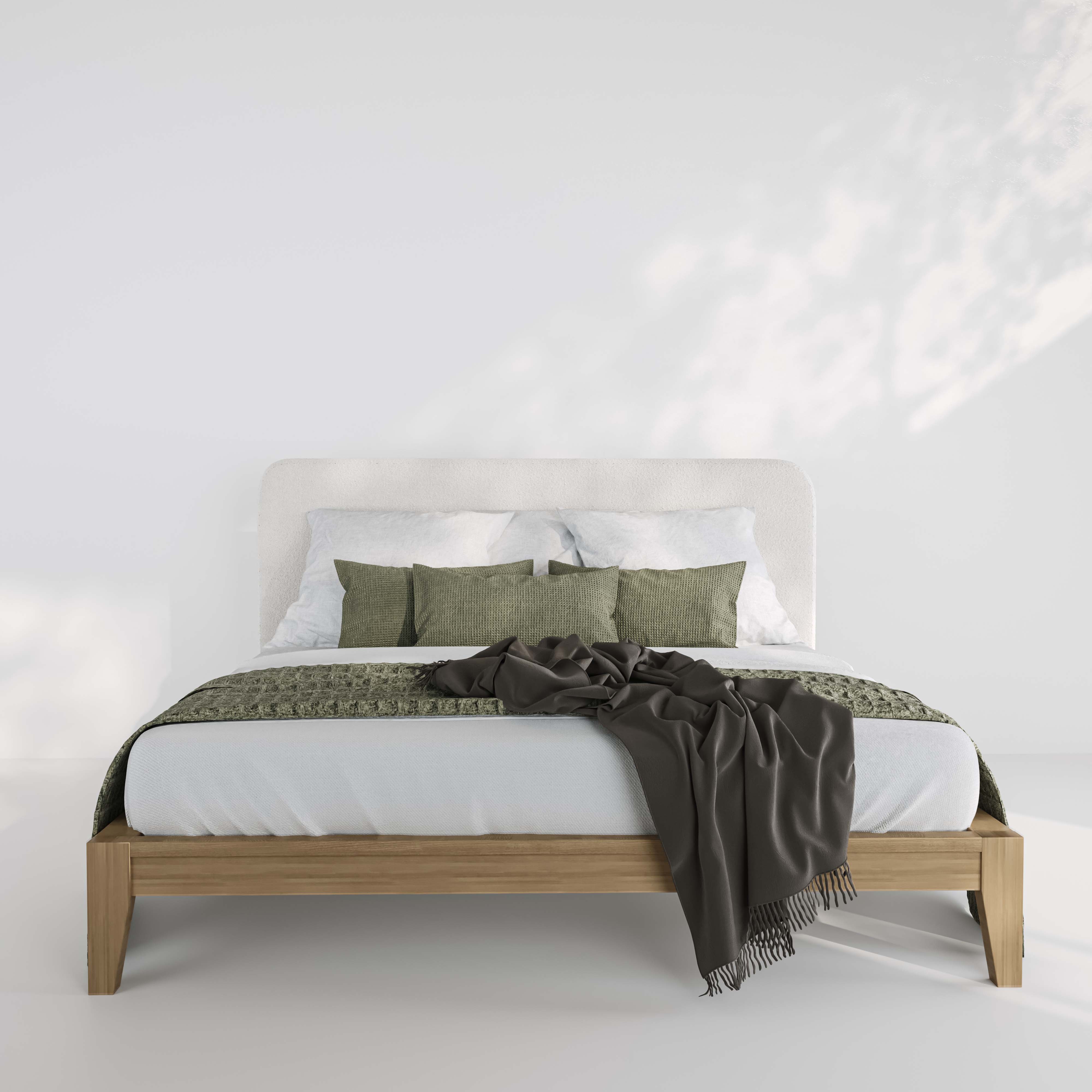 The Biwa Boucle Bed