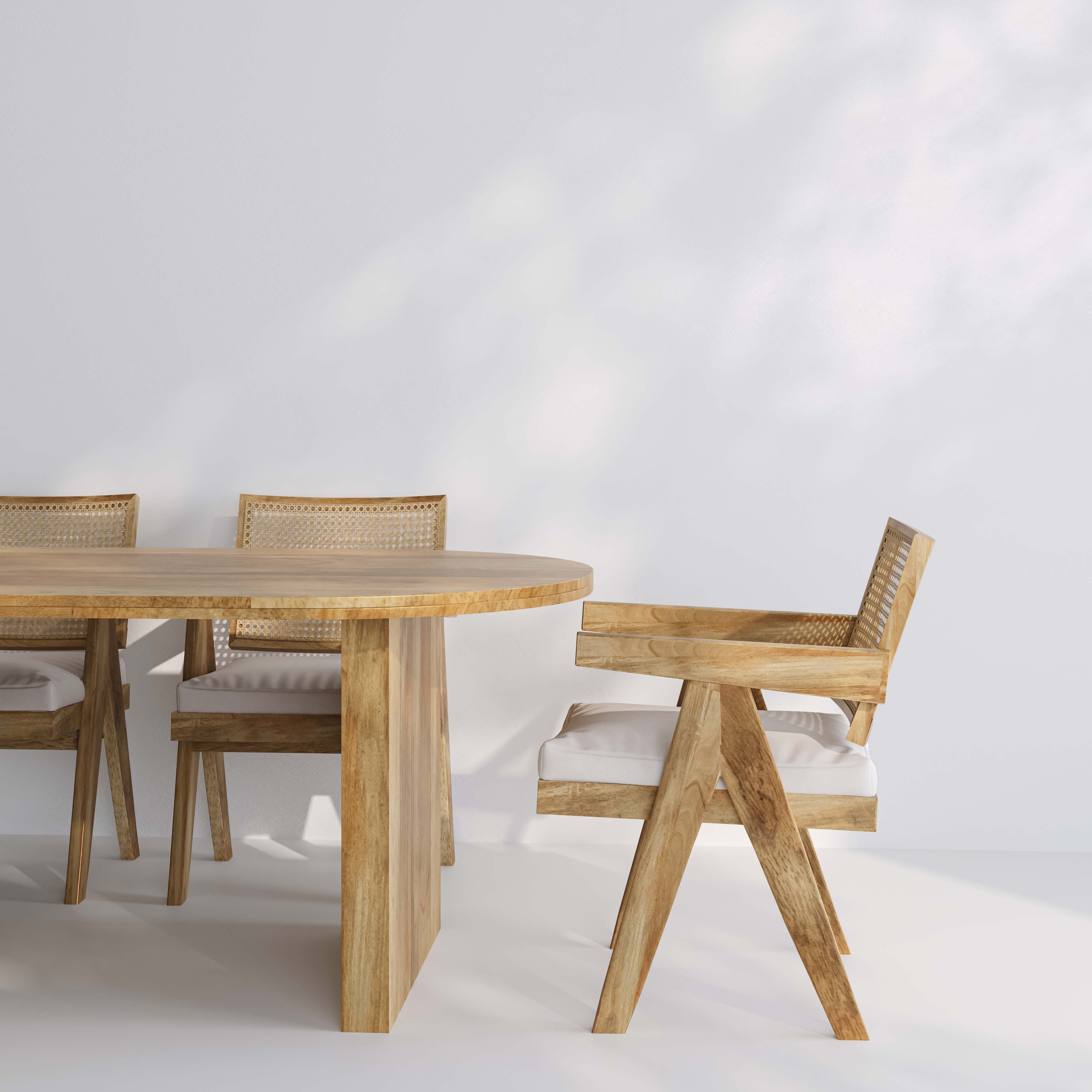 The Avalon Oval Dining Table